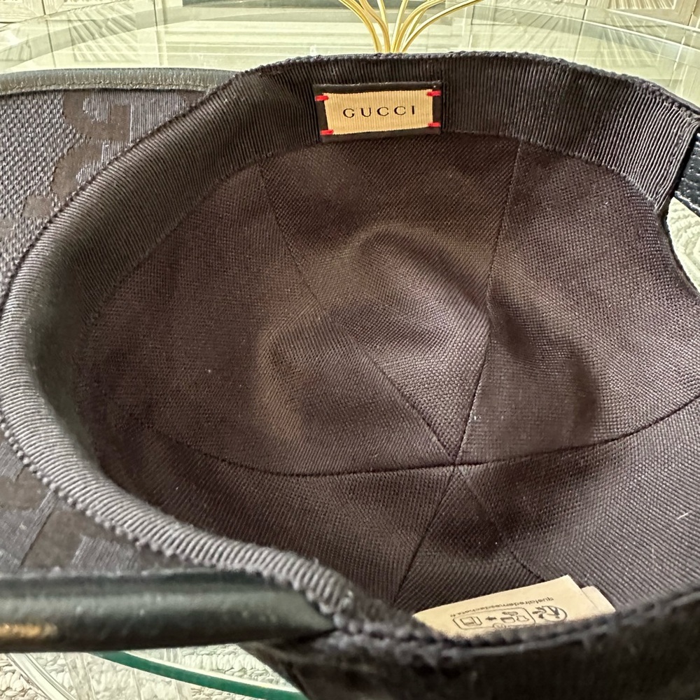 Gucci Jumbo GG Baseball Hat 'Black - M - Picture 9 of 11